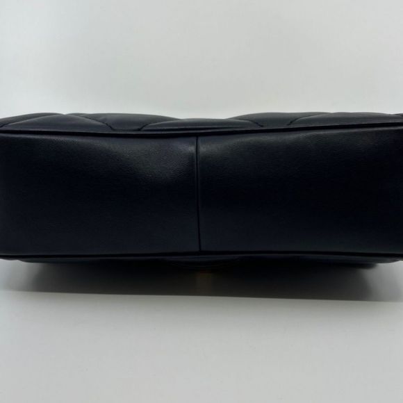 Chanel navy lambskin two flap top handle bag - Picture 6 of 6